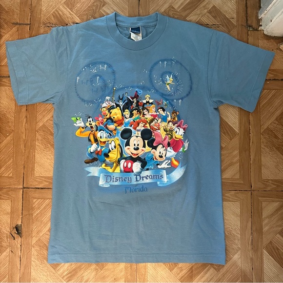 💜2 For $25💜 Y2K Disney Dreams Florida Character Graphic Tee - Picture 1 of 4